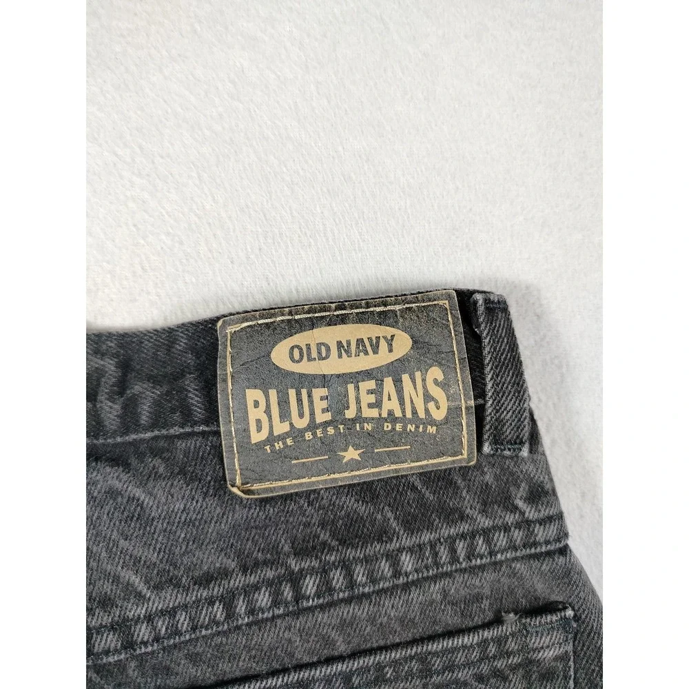 Vintage Old Navy Jeans Boys 12 Gray‎ Straight Leg Denim Regular Fit Y2K 2001